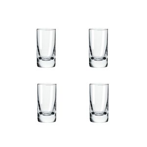 4 Copos de Cristal Para Cachaca 70 Ml Classic